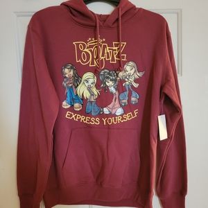 Bratz Juniors Womens Sweatshirt Hoodie New with tags size Medium